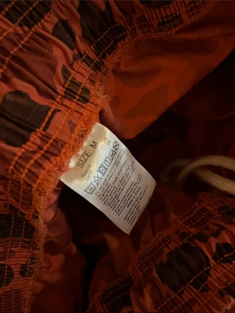 Cookman Cargo Pant - Orange Camo - Picture 3 of 3